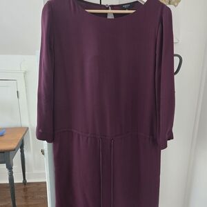 Elegant Purple Women's Dress